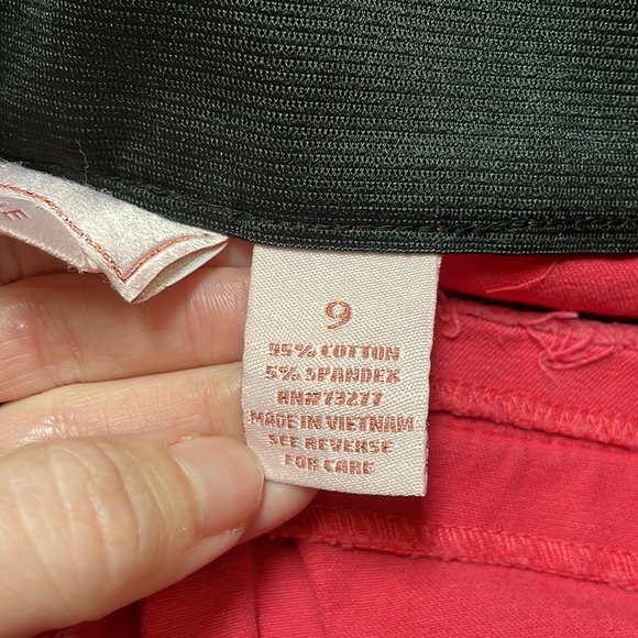 Candie’s red Marilyn ankle pants size 9 - Picture 5 of 6